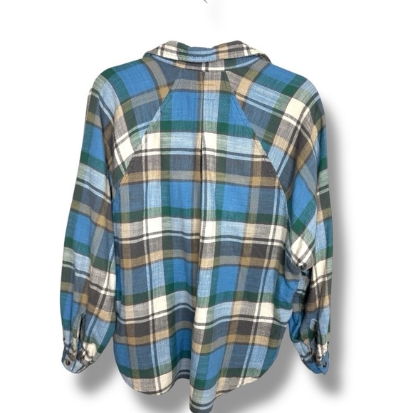 American Eagle Lightweight Flannel light Blue XS - Picture 2 of 4